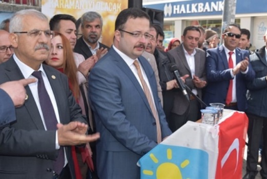 İYİ PARTİ SEÇİM OFİSİNİ KARAMAN HALKININ HİZMETİNE AÇTI