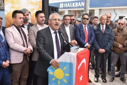 İYİ PARTİ SEÇİM OFİSİNİ KARAMAN HALKININ HİZMETİNE AÇTI