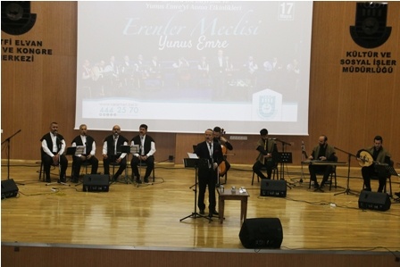 ERENLER MECLİSİ "YUNUS EMRE" KONSERİ İZLEYENLERİ MEST ETTİ