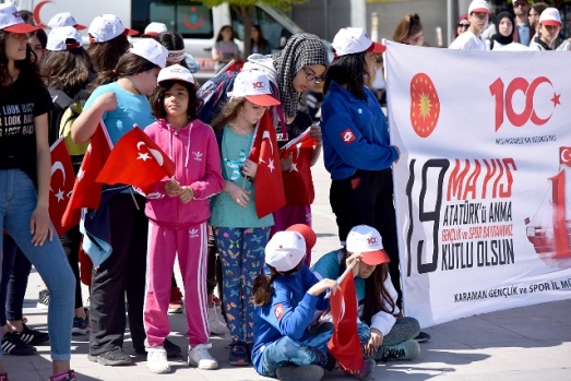 KARAMAN'DA 19 MAYIS COŞKUSU