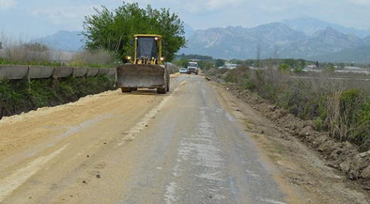 Antalya Serik Pınarcık yolu yenileniyor