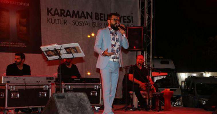 Abdullah Beyhan Karaman'da sahne aldı