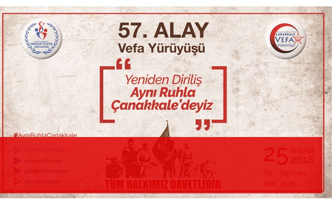 KARAMAN’DA “57. ALAYA VEFA YÜRÜYÜŞÜ”