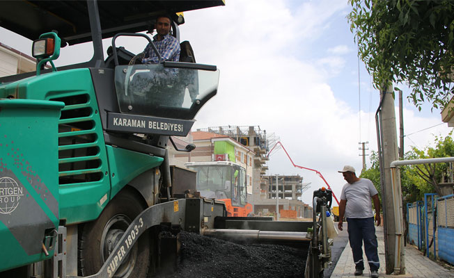 ASFALT ÇALIŞMALARI HER BÖLGEDE DEVAM EDİYOR