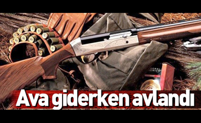 Ava Giderken Avlandı