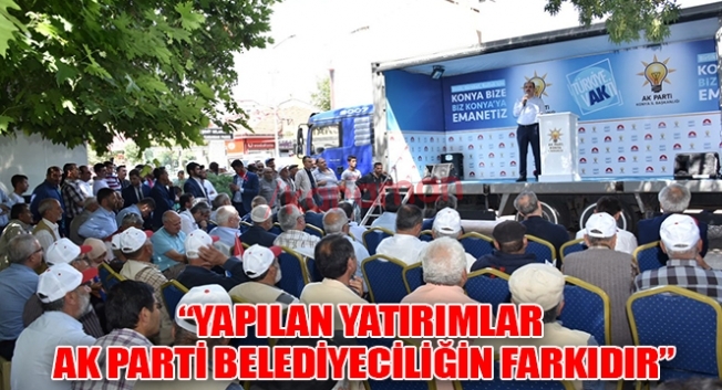 Yapılan Yatırımlar AK Parti Belediyeciliğin Farkıdır