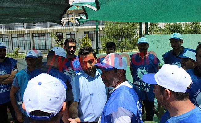 Hüseyin Mutlu İşçilerin Yanında