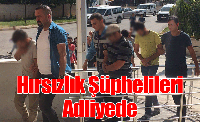 Hırsızlık Şüphelileri Adliyede