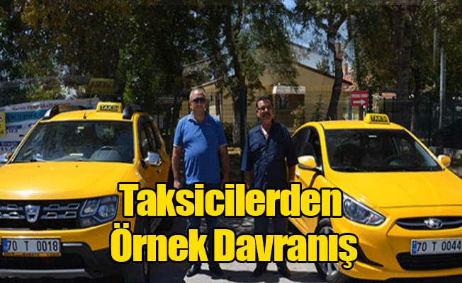 Taksicilerden Örnek Davranış!