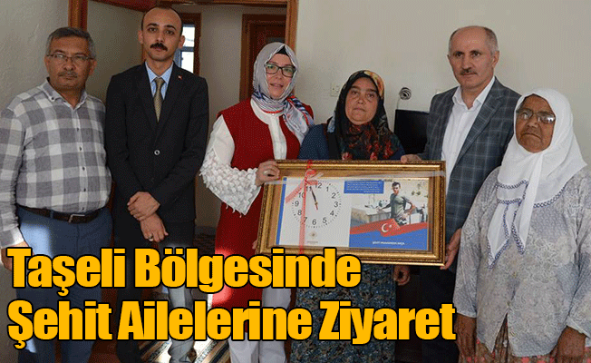 Taşeli Bölgesinde Şehit Ailelerine Ziyaret