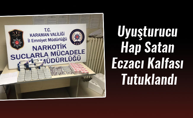 Uyuşturucu Hap Satan Eczacı Kalfası Tutuklandı