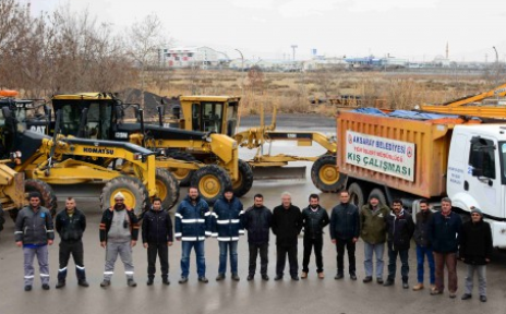 Aksaray'da Belediye Kışa Hazır