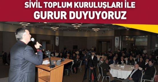 Akyürek, Sivil Toplum Kuruluşları İle Gurur Duyuyoruz