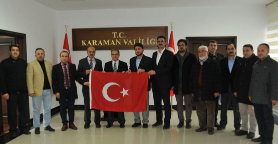 Karaman'da Sivil Toplum Kuruluşları Vali Tapsız’ı Ziyaret Etti