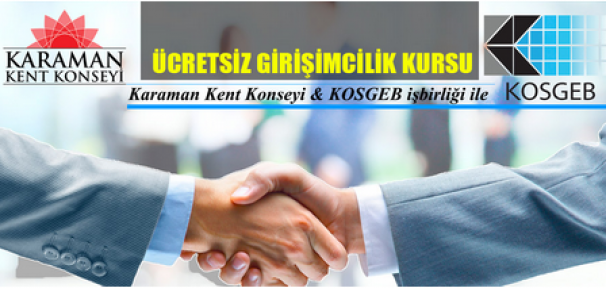 Karaman'da ücretsiz girişimcilik eğitimi verilicek