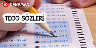 Teog başarı sözleri, güzel teog mesajları 2017