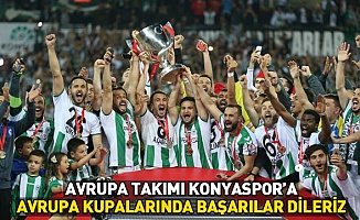 Konyaspor’u tebrik etti