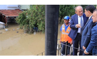 ŞAHİN VE TOPBAŞ YAĞIŞTAN ETKİLENEN SİLİVRİ’DE İNCELEMELERDE BULUNDU