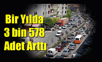 Bir Yılda 3 bin 578 Adet Arttı