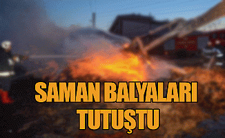 Saman Balyaları Tutuştu