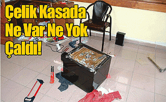 Çelik Kasada Ne Var Ne Yok Çaldı!