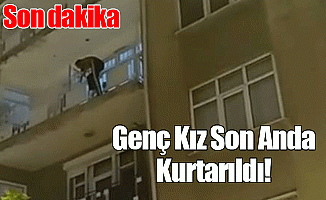 Genç Kız Atlamak Üzereyken..!