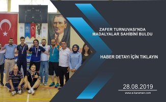 ZAFER TURNUVASI'NDA MADALYALAR SAHİBİNİ BULDU